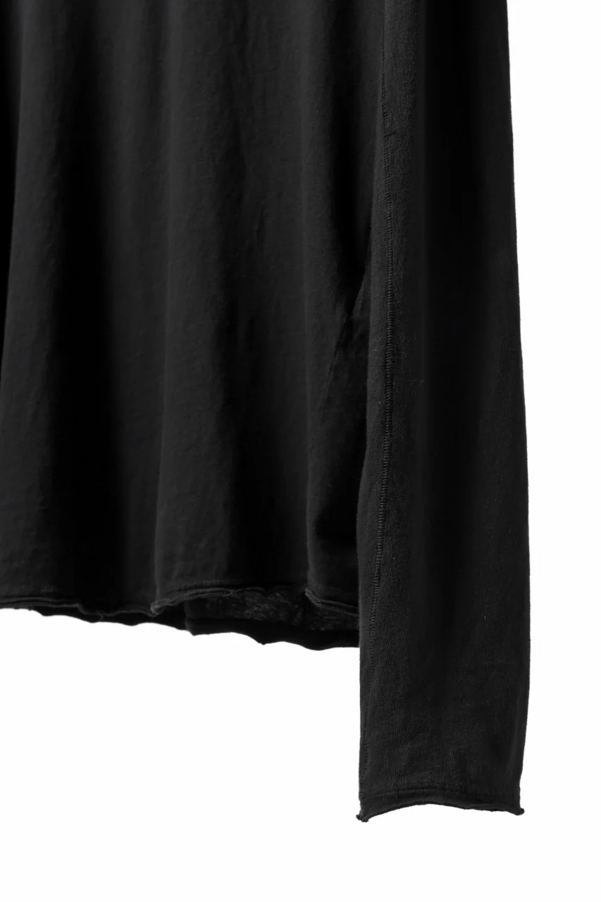 daub DYEING LS CUTSEWN SCAR STITCHED / C.JERSEY (BLACK) - Image 8