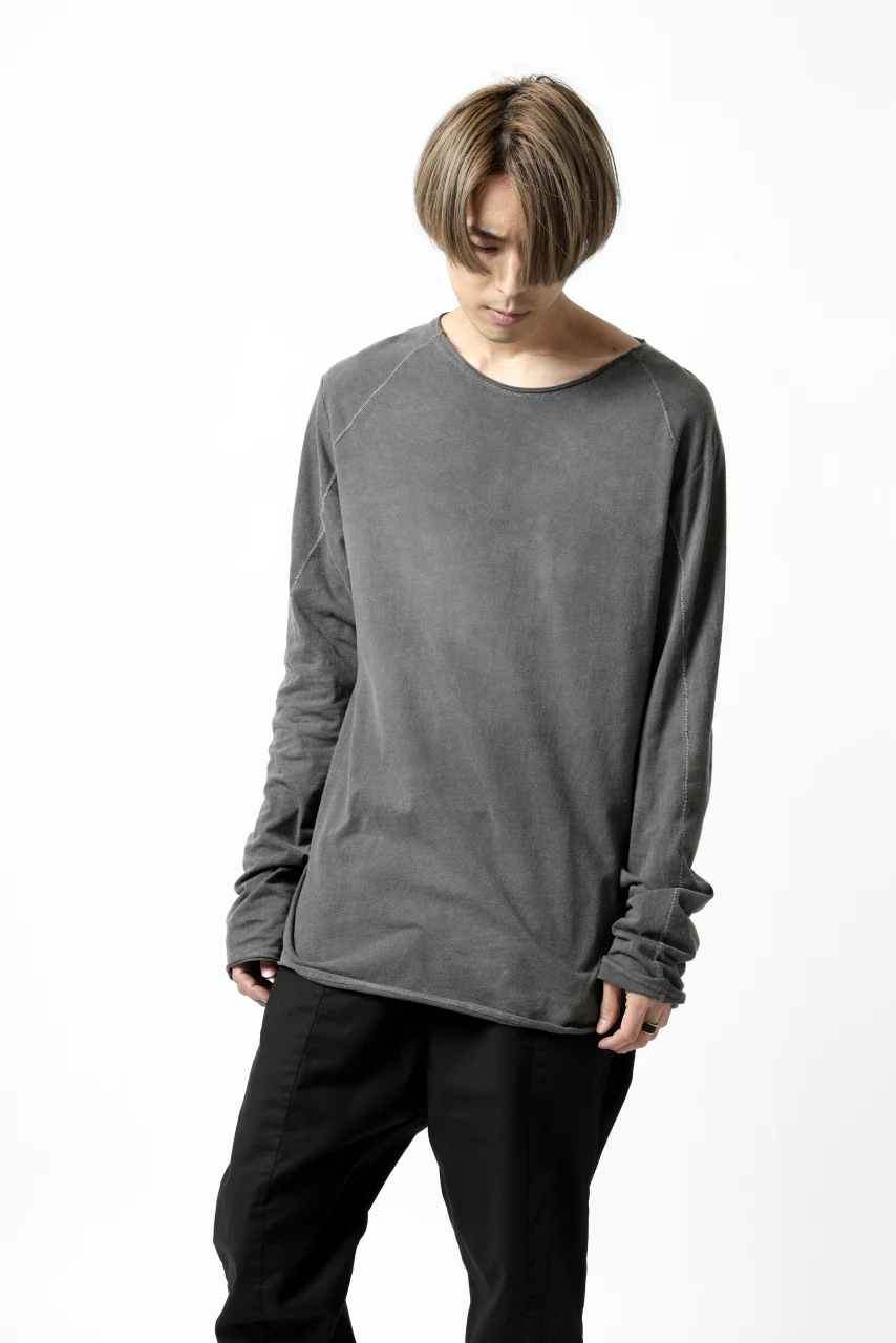 daub DYEING LS CUTSEWN SCAR STITCHED / C.JERSEY (GREY) - Image 21