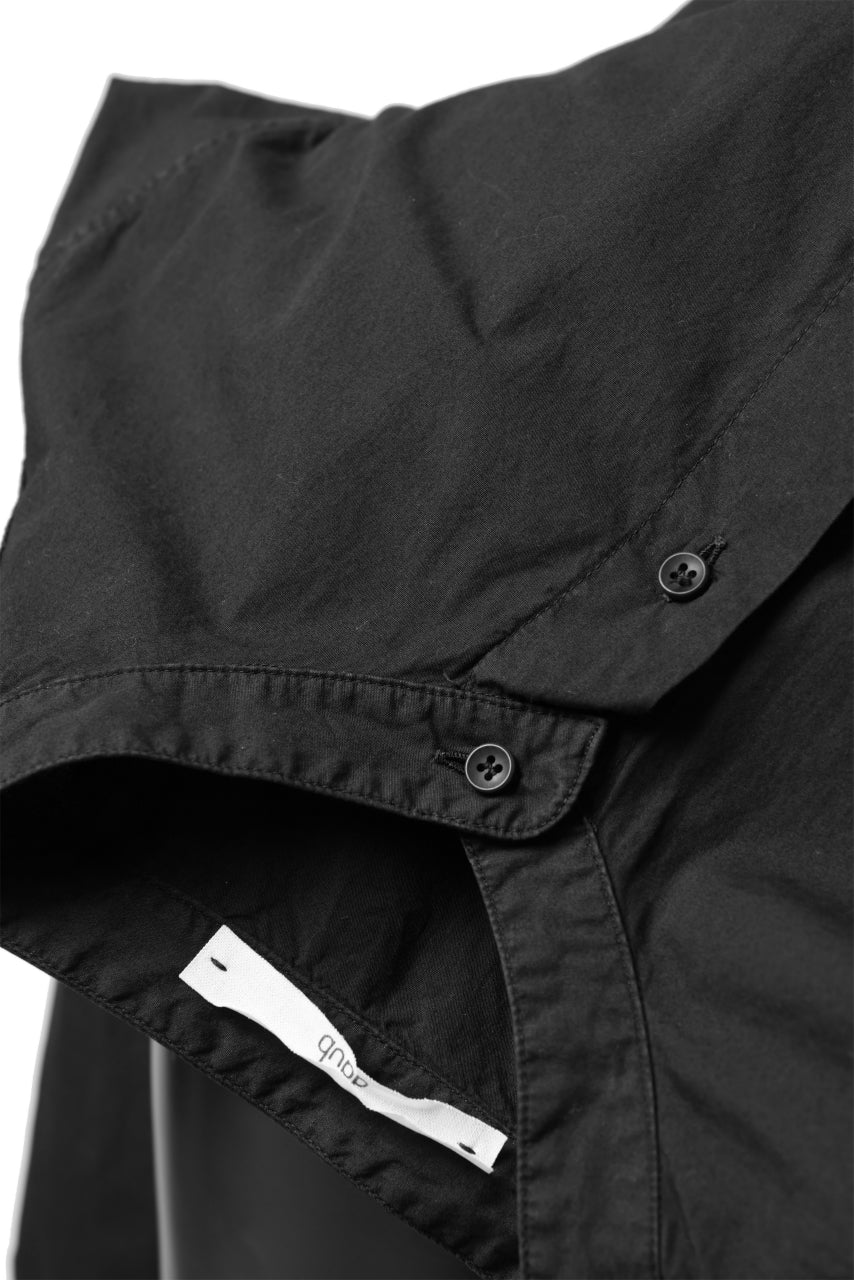 daub DYEING MINIMAL LS SHIRT / C.POPLIN (BLACK) - Image 22