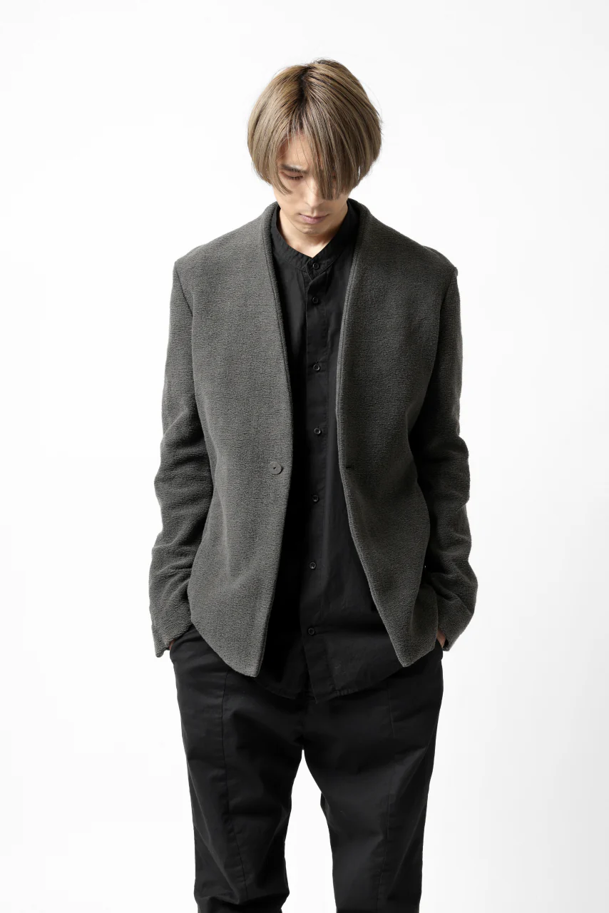 daub DYEING MINIMAL LS SHIRT / C.POPLIN (BLACK) - Image 26