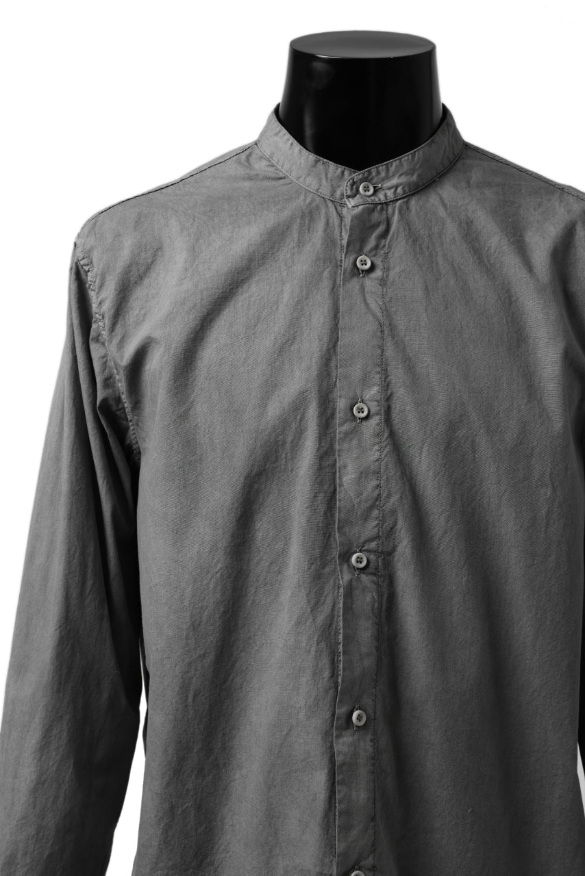 daub DYEING MINIMAL LS SHIRT / C.POPLIN (GREY) - Image 11