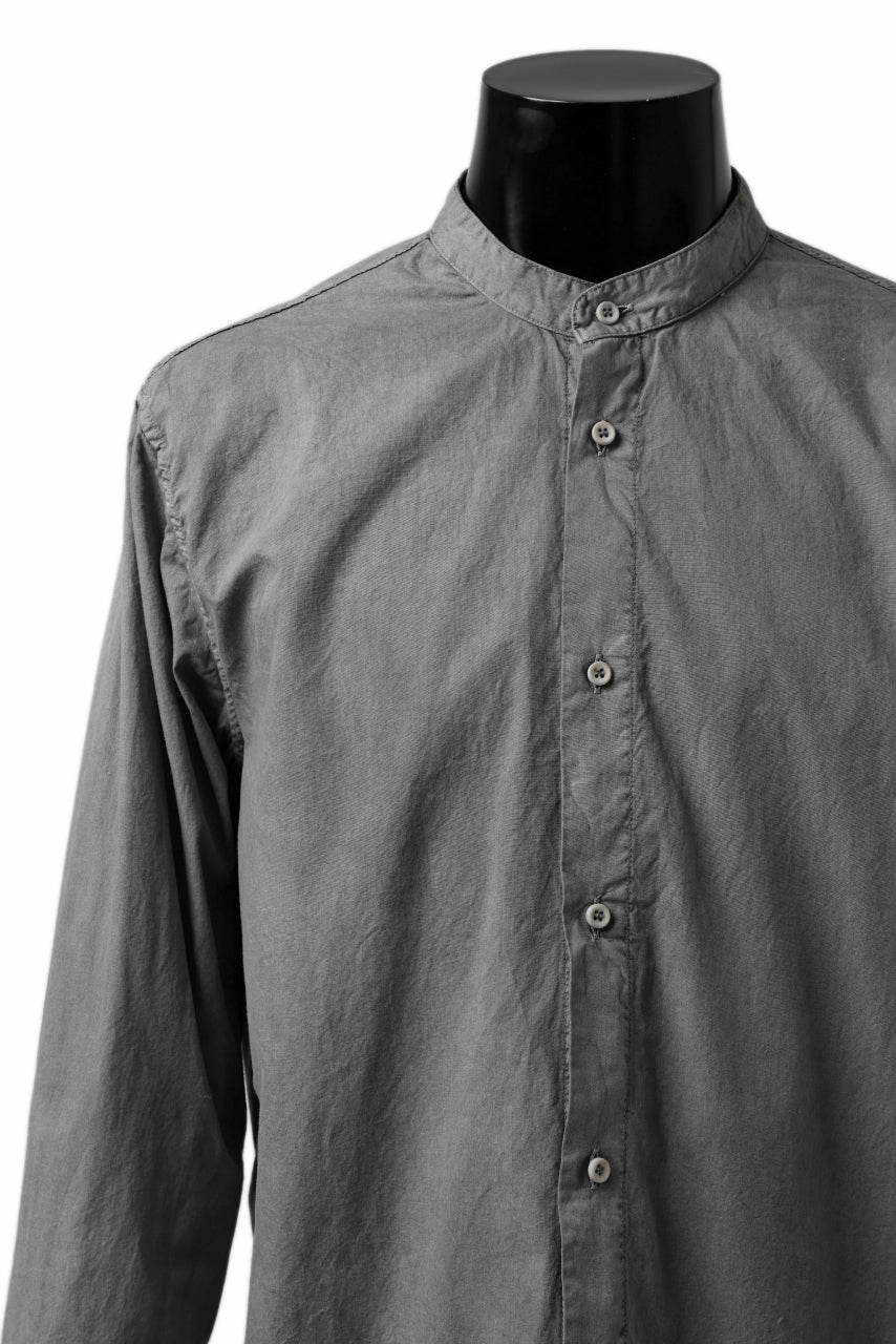 daub DYEING MINIMAL LS SHIRT / C.POPLIN (GREY) - Image 12