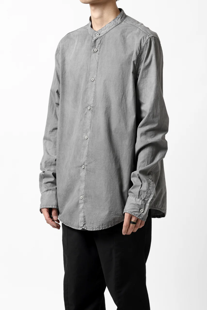 daub DYEING MINIMAL LS SHIRT / C.POPLIN (GREY) - Image 19