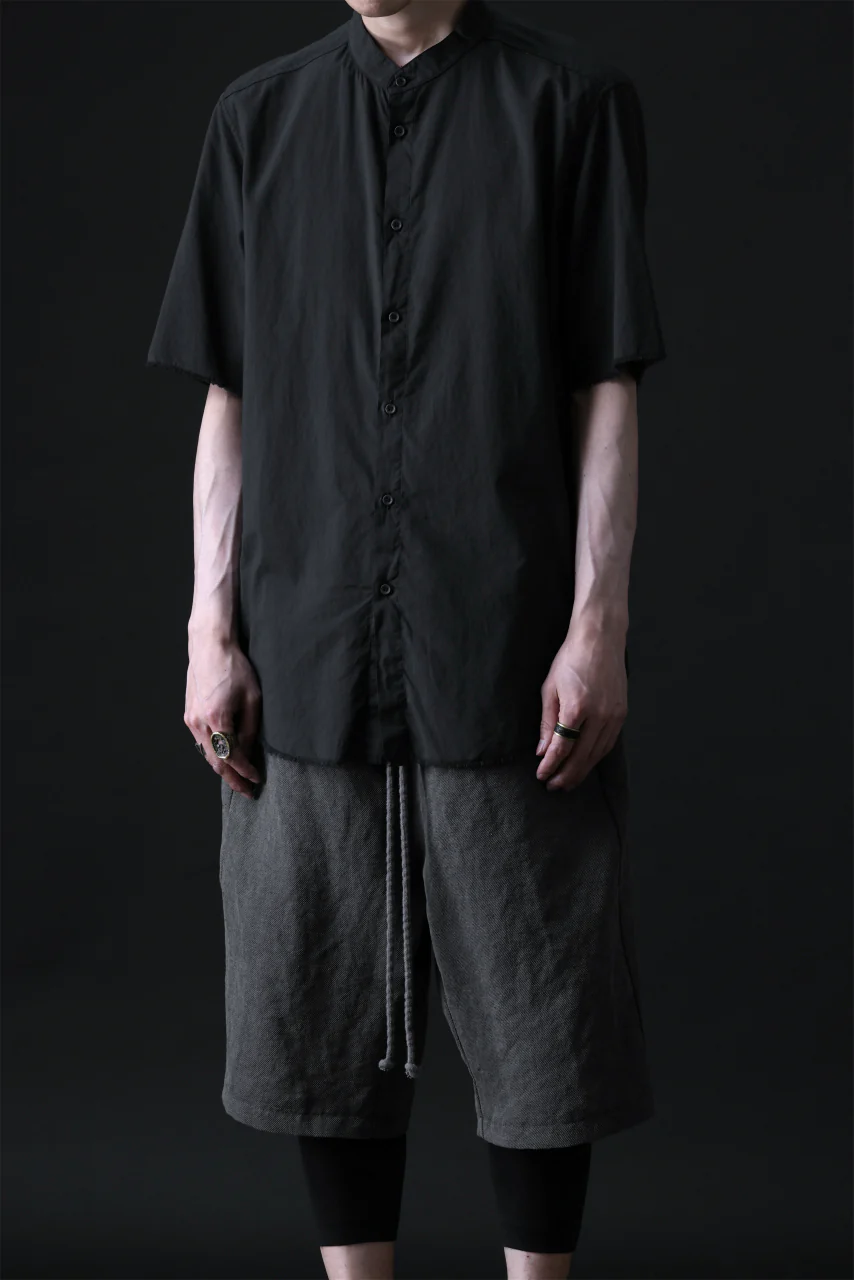 daub DYEING MINIMAL SS SHIRT / ORGANIC COTTON (BLACK) - Image 15