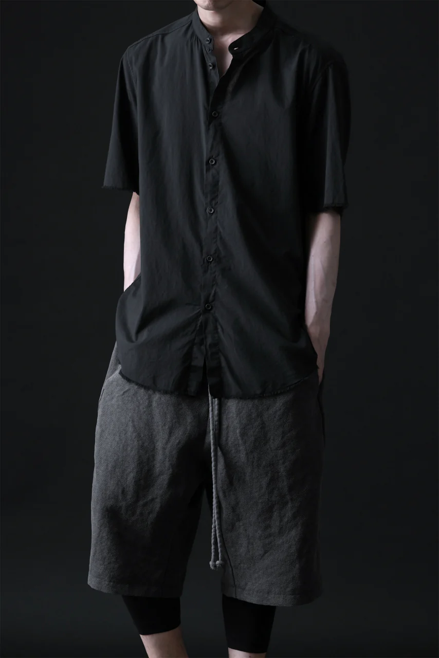 daub DYEING MINIMAL SS SHIRT / ORGANIC COTTON (BLACK) - Image 18
