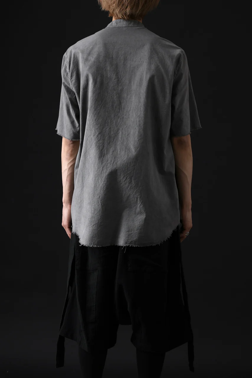 daub DYEING MINIMAL SS SHIRT / ORGANIC COTTON (GREY) - Image 20