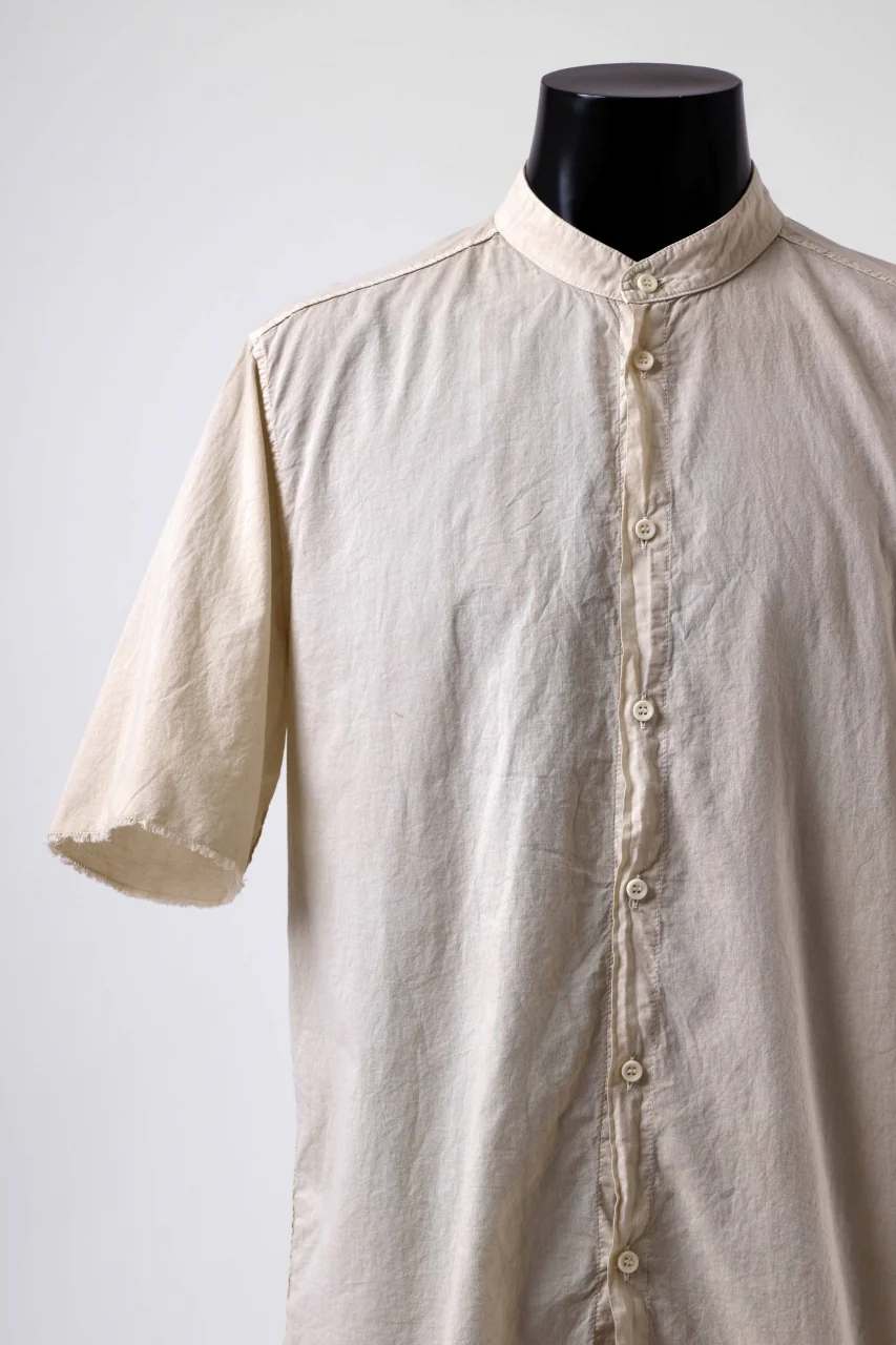 daub DYEING MINIMAL SS SHIRT / ORGANIC COTTON (SAND) - Image 11