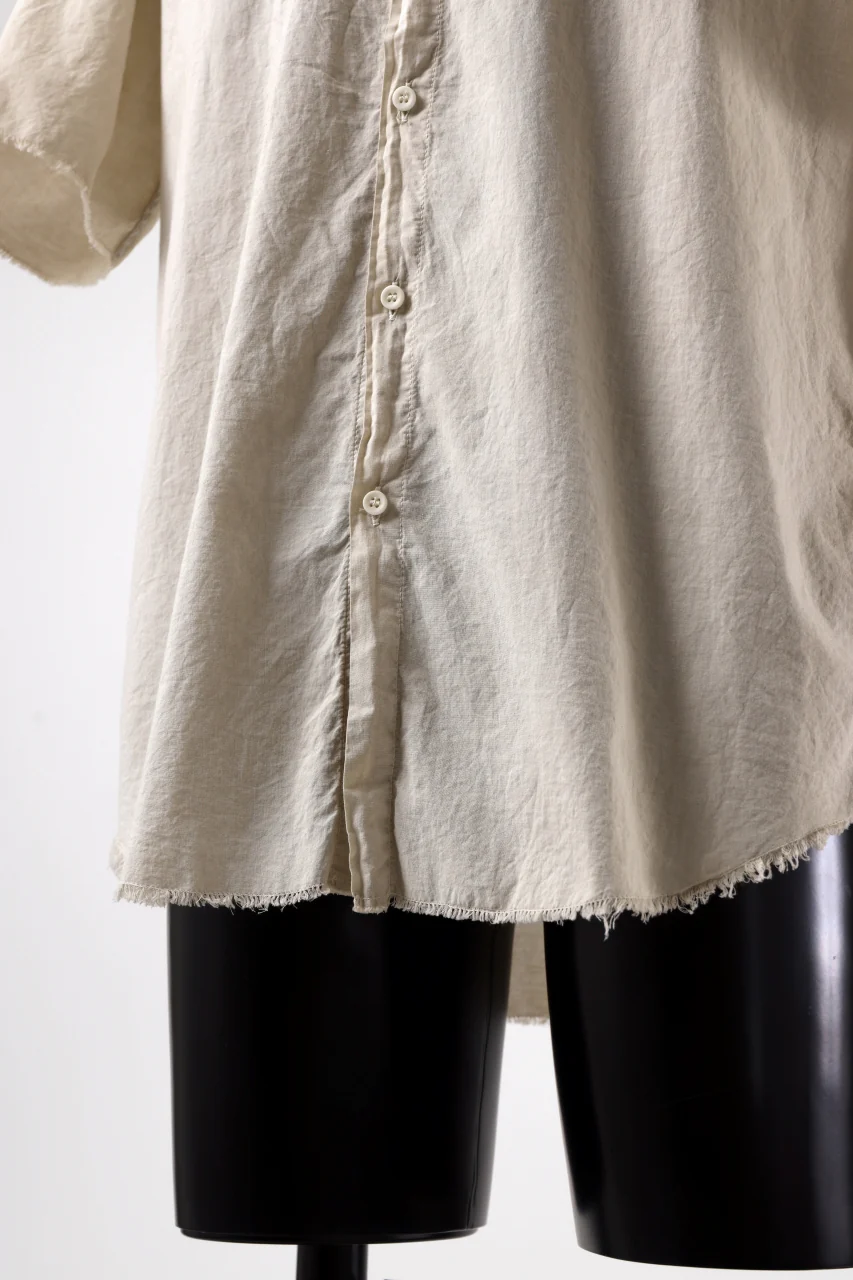 daub DYEING MINIMAL SS SHIRT / ORGANIC COTTON (SAND) - Image 12