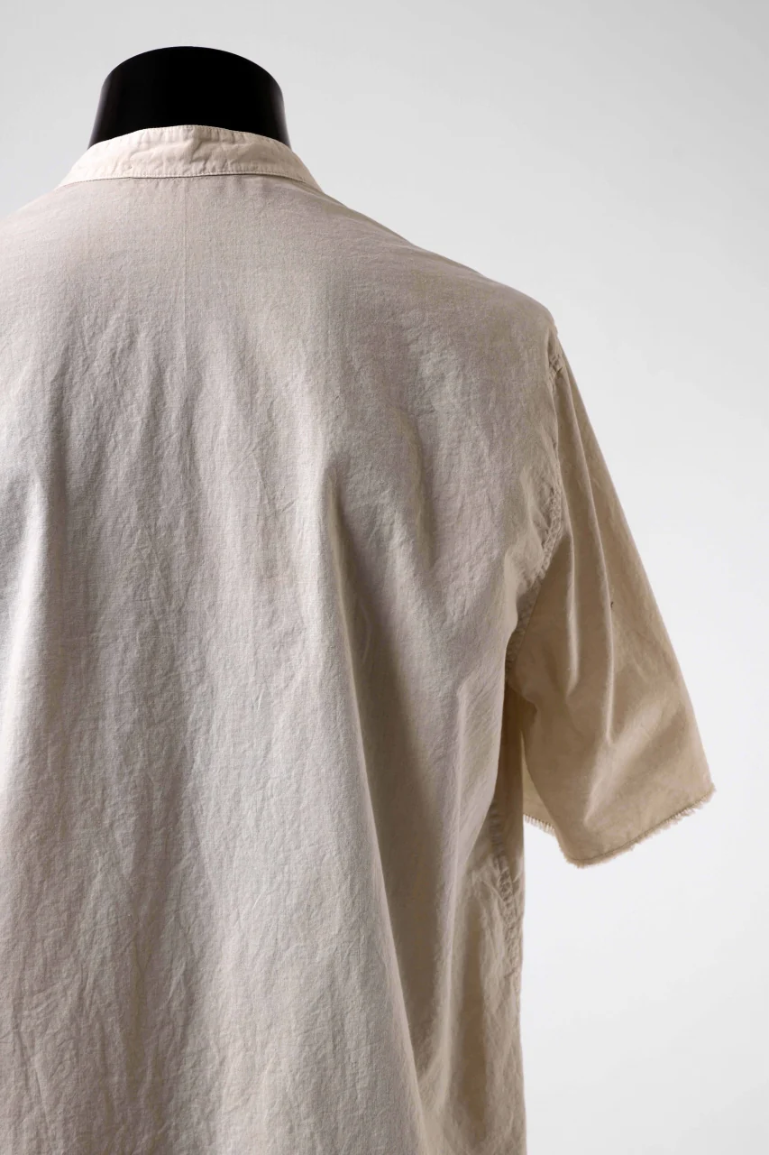 daub DYEING MINIMAL SS SHIRT / ORGANIC COTTON (SAND) - Image 14