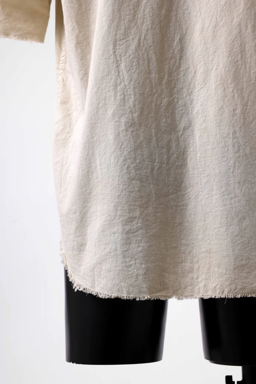 daub DYEING MINIMAL SS SHIRT / ORGANIC COTTON (SAND) - Image 15
