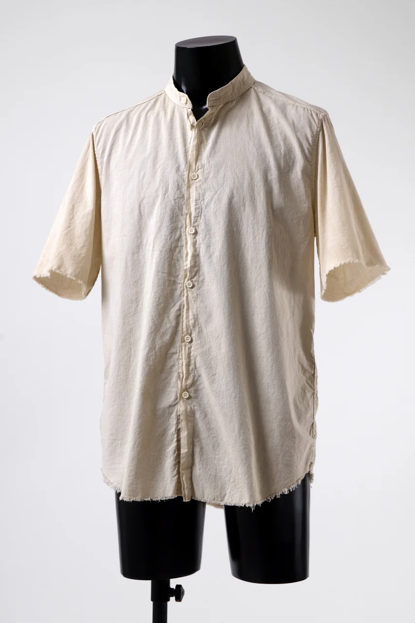 daub DYEING MINIMAL SS SHIRT / ORGANIC COTTON (SAND) - Image 2