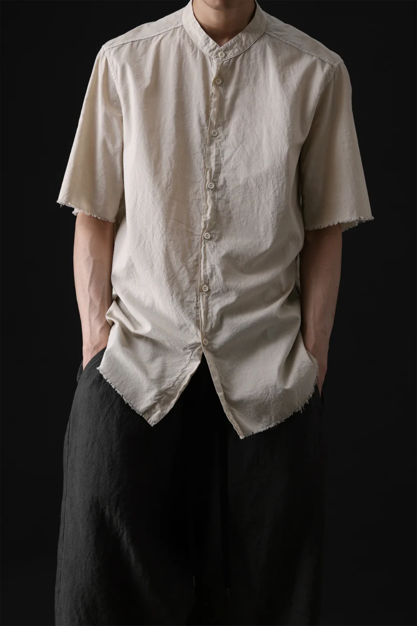daub DYEING MINIMAL SS SHIRT / ORGANIC COTTON (SAND) - Image 20