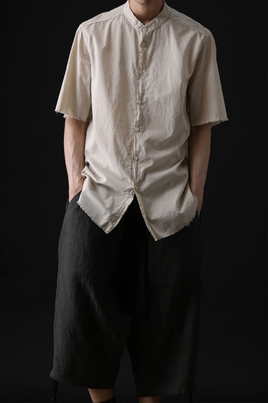 daub DYEING MINIMAL SS SHIRT / ORGANIC COTTON (SAND) - Image 22