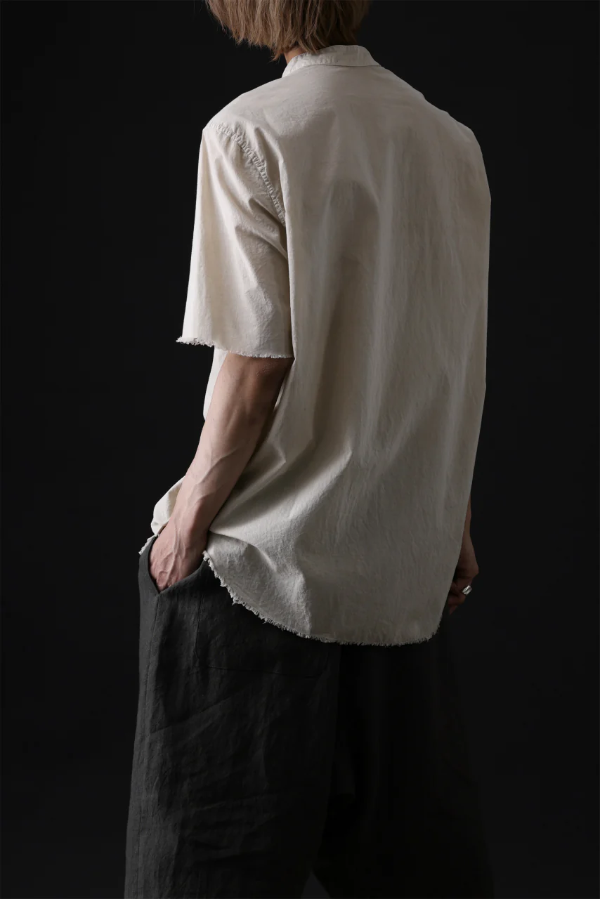 daub DYEING MINIMAL SS SHIRT / ORGANIC COTTON (SAND) - Image 23
