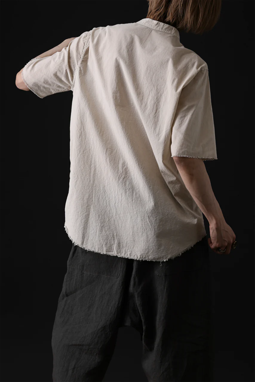 daub DYEING MINIMAL SS SHIRT / ORGANIC COTTON (SAND) - Image 24