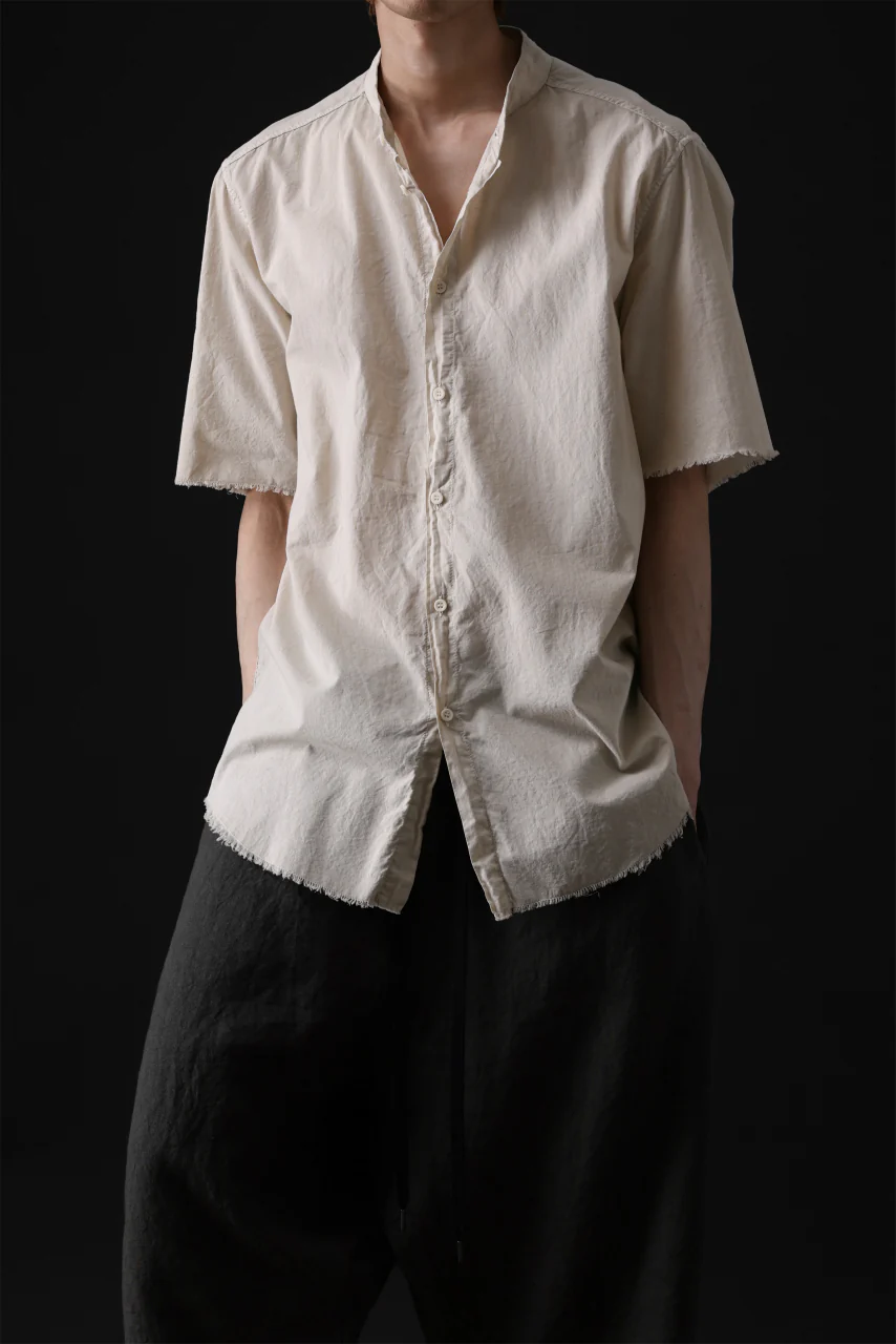 daub DYEING MINIMAL SS SHIRT / ORGANIC COTTON (SAND) - Image 30