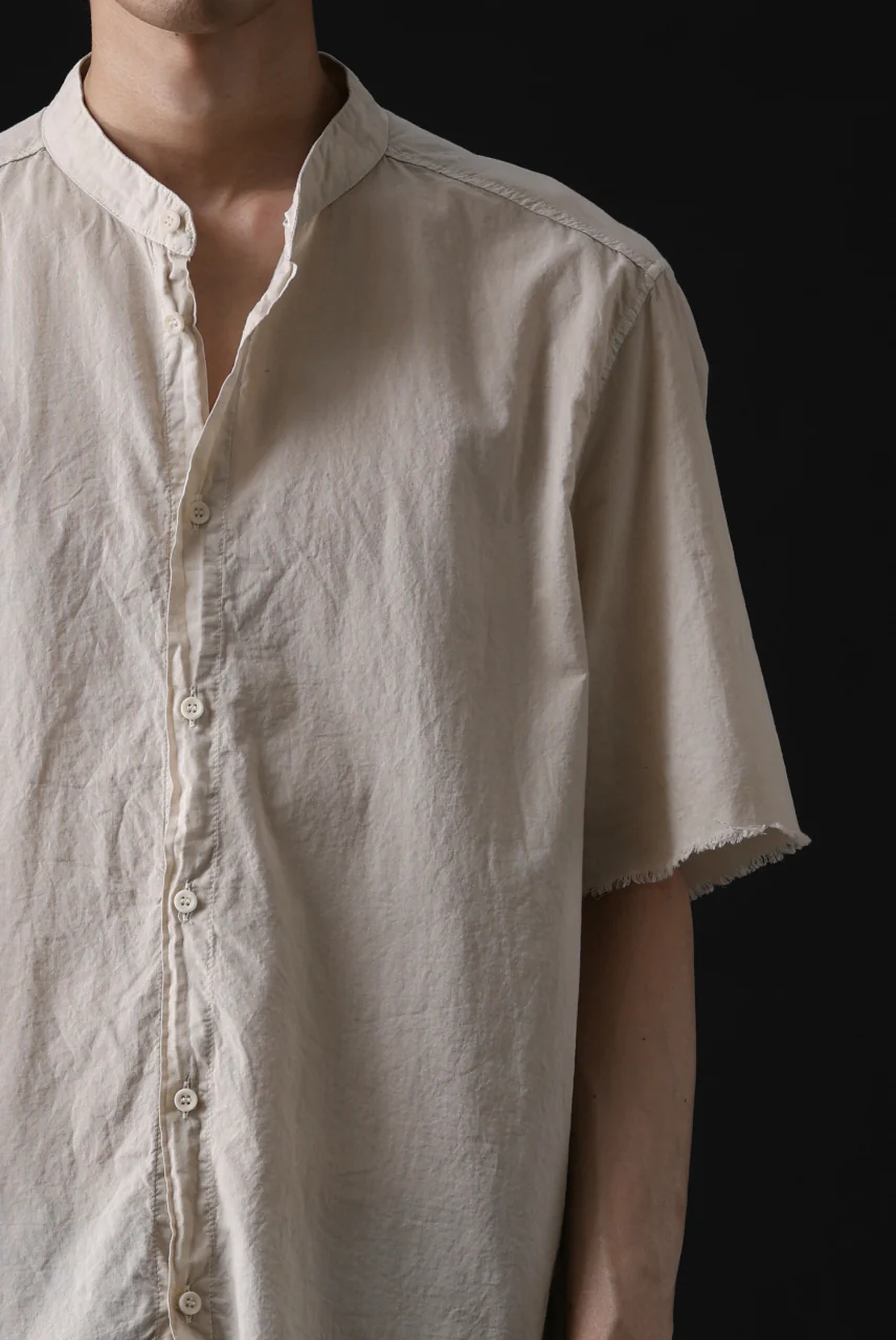 daub DYEING MINIMAL SS SHIRT / ORGANIC COTTON (SAND) - Image 31