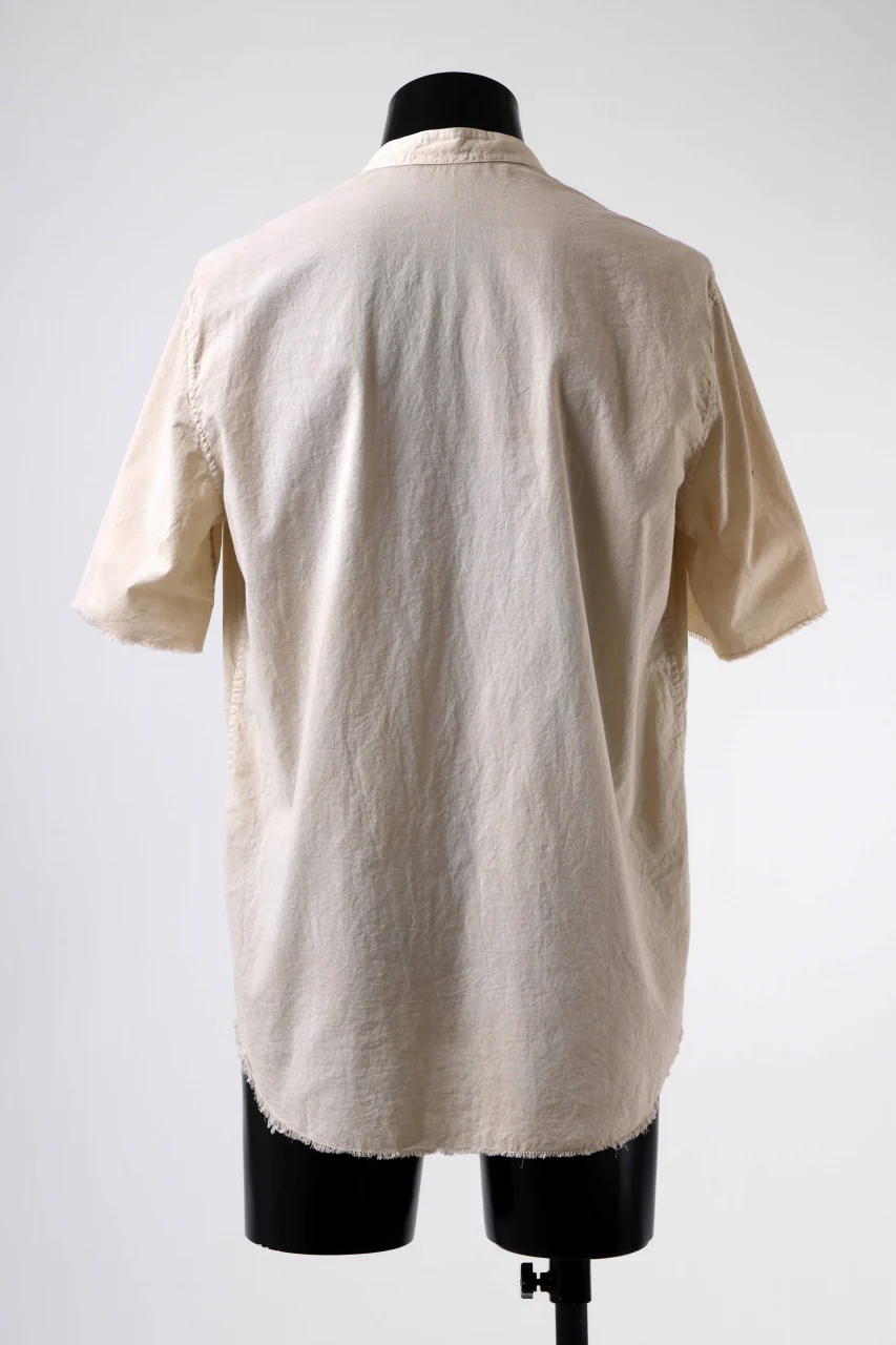 daub DYEING MINIMAL SS SHIRT / ORGANIC COTTON (SAND) - Image 5