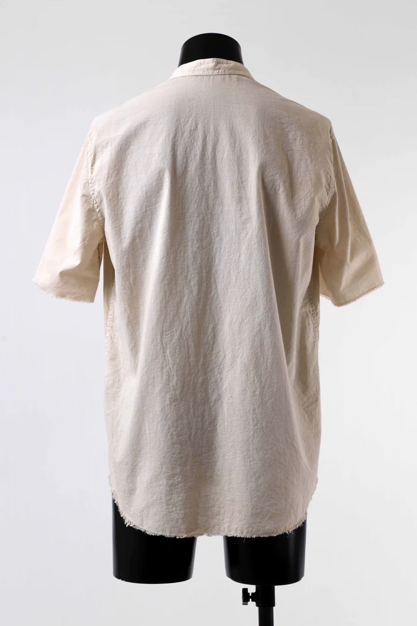 daub DYEING MINIMAL SS SHIRT / ORGANIC COTTON (SAND) - Image 6