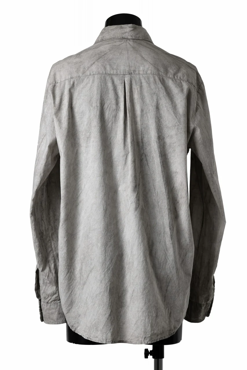 daub DYEING ONE POCKET LARGE SHIRT / ORGANIC COTTON (HAND DYED) - Image 5