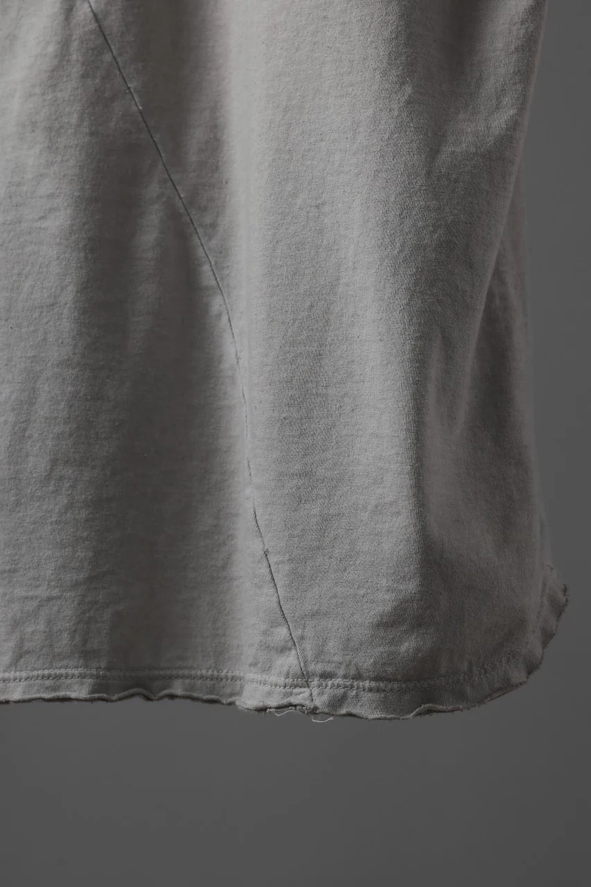 daub DYEING OVERSIZE T-SHIRT WITH POCKET / C.JERSEY (LIGHT GREY) - Image 11
