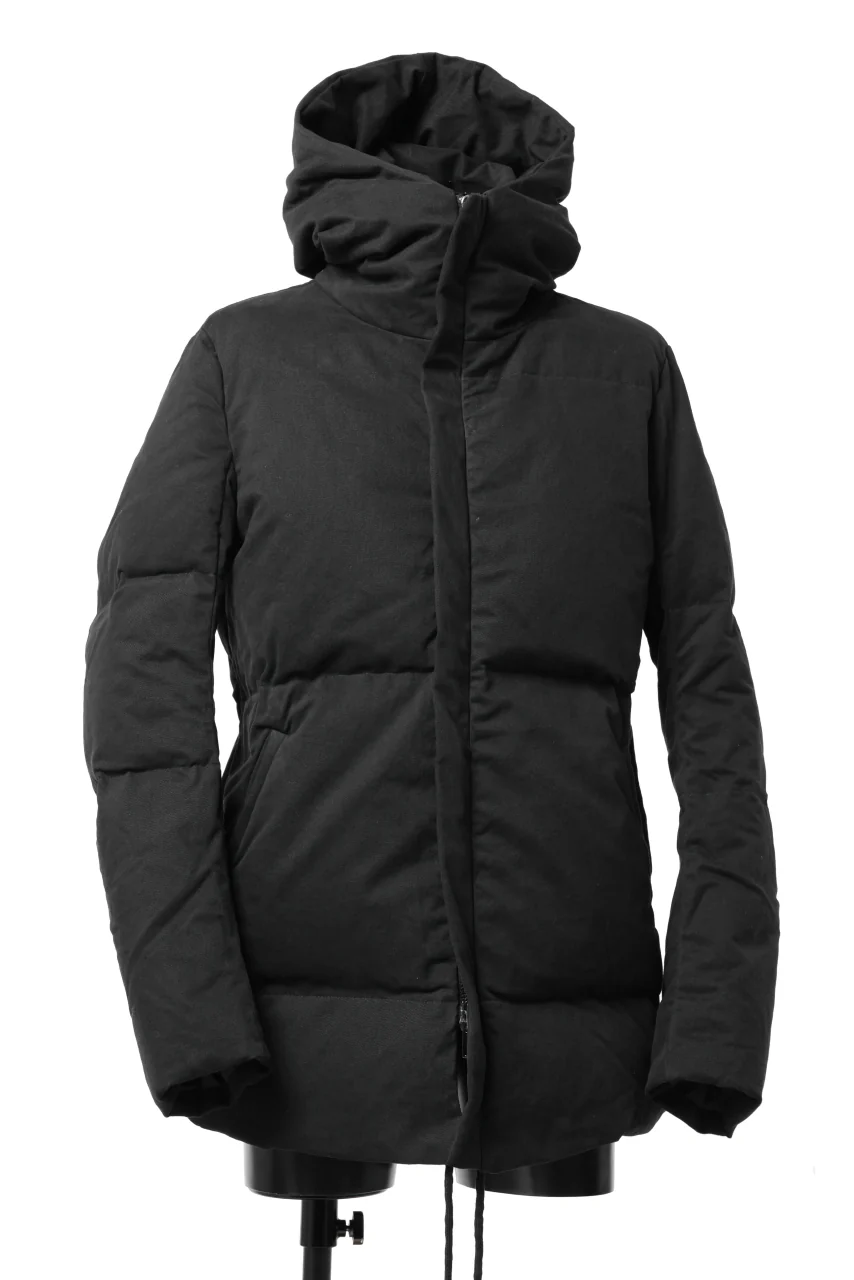 daub DYEING PUFFER JACKET / GOOSE DOWN (BLACK) - Image 3