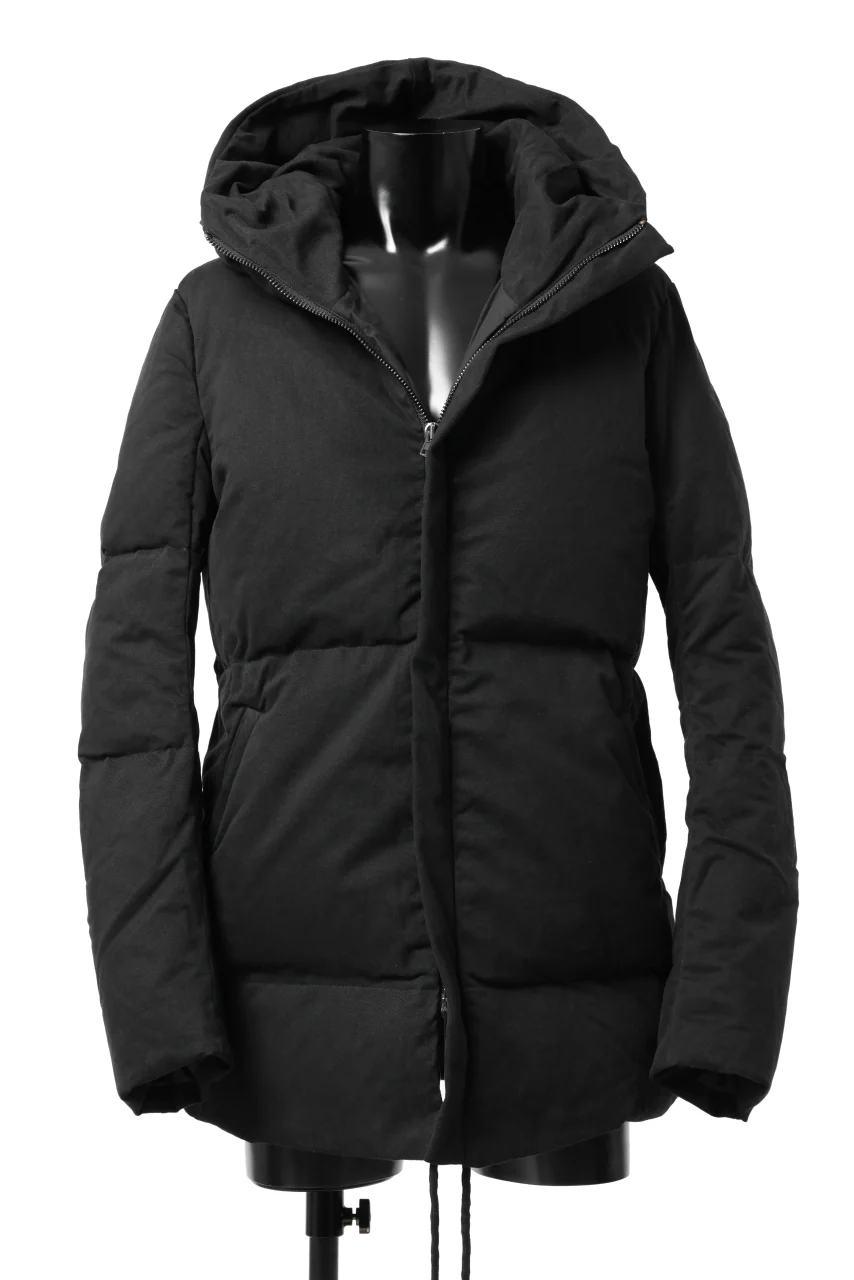 daub DYEING PUFFER JACKET / GOOSE DOWN (BLACK) - Image 4