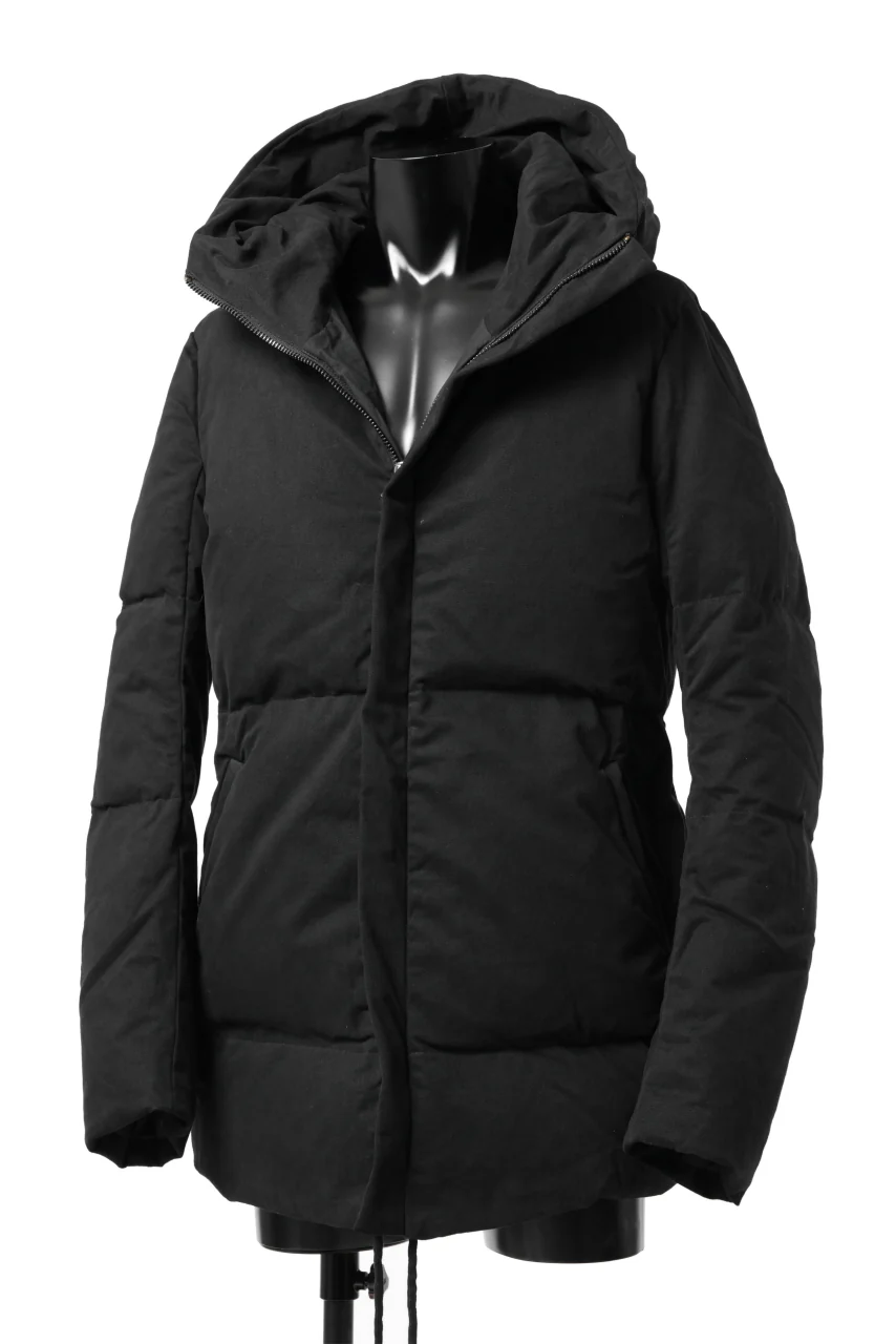 daub DYEING PUFFER JACKET / GOOSE DOWN (BLACK) - Image 5