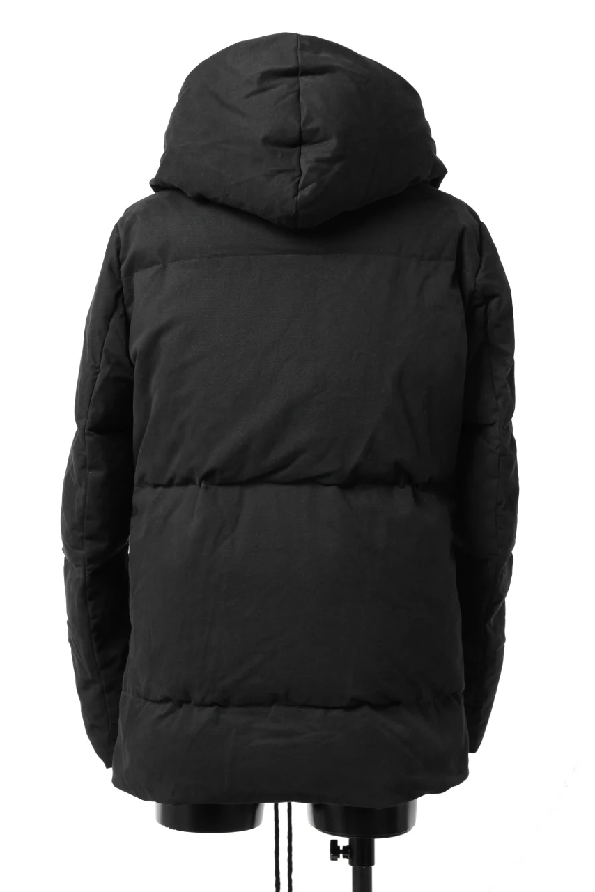 daub DYEING PUFFER JACKET / GOOSE DOWN (BLACK) - Image 7