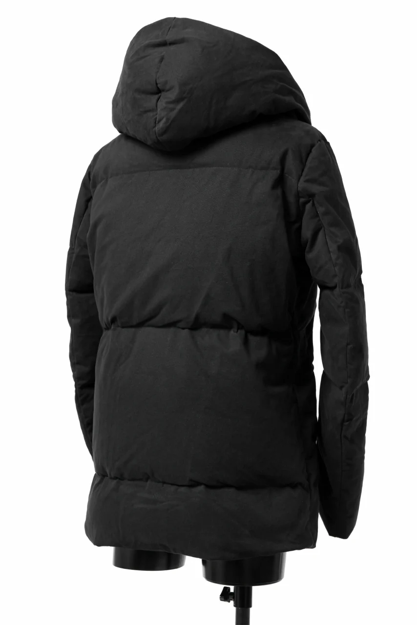 daub DYEING PUFFER JACKET / GOOSE DOWN (BLACK) - Image 8