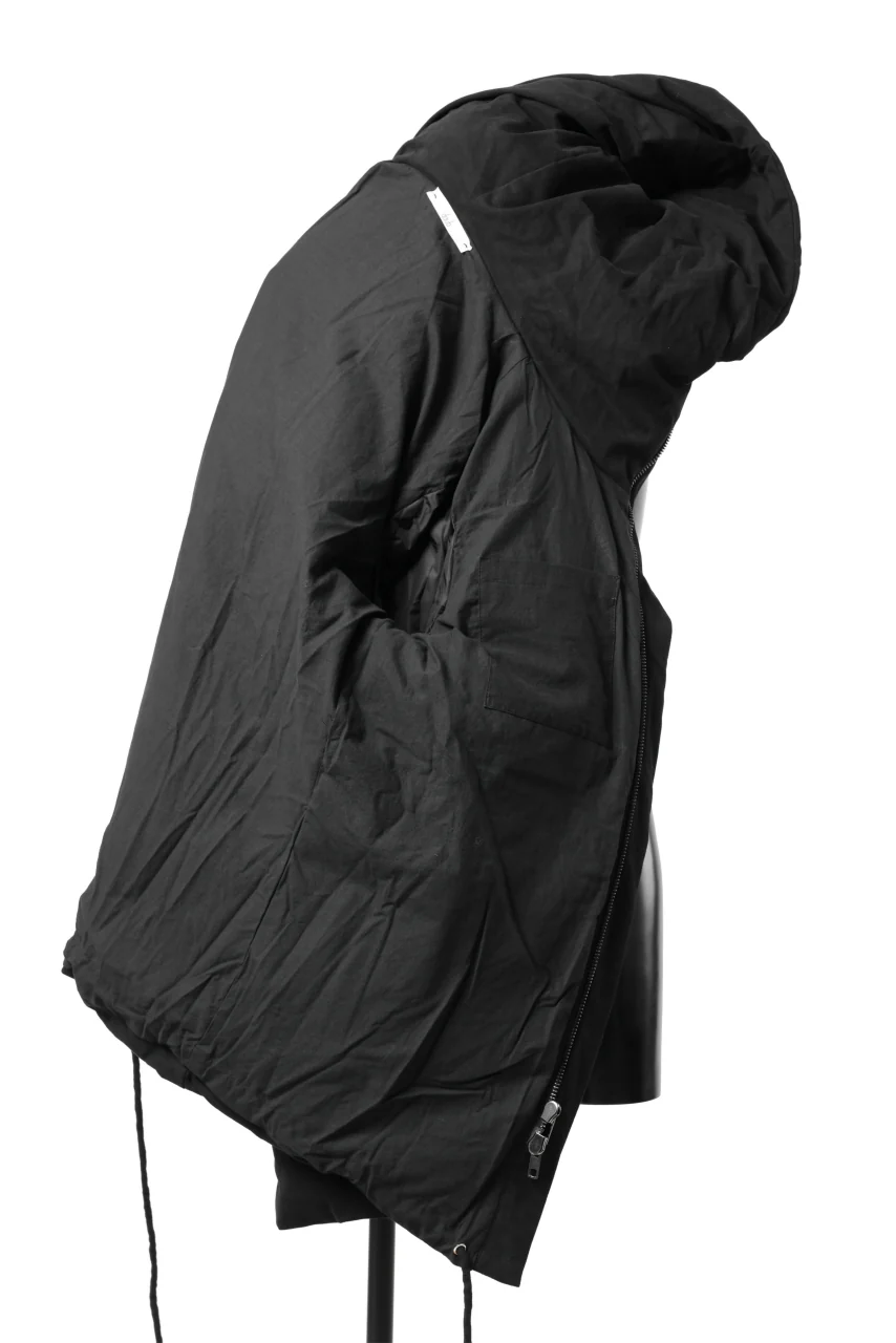 daub DYEING PUFFER JACKET / GOOSE DOWN (BLACK) - Image 9