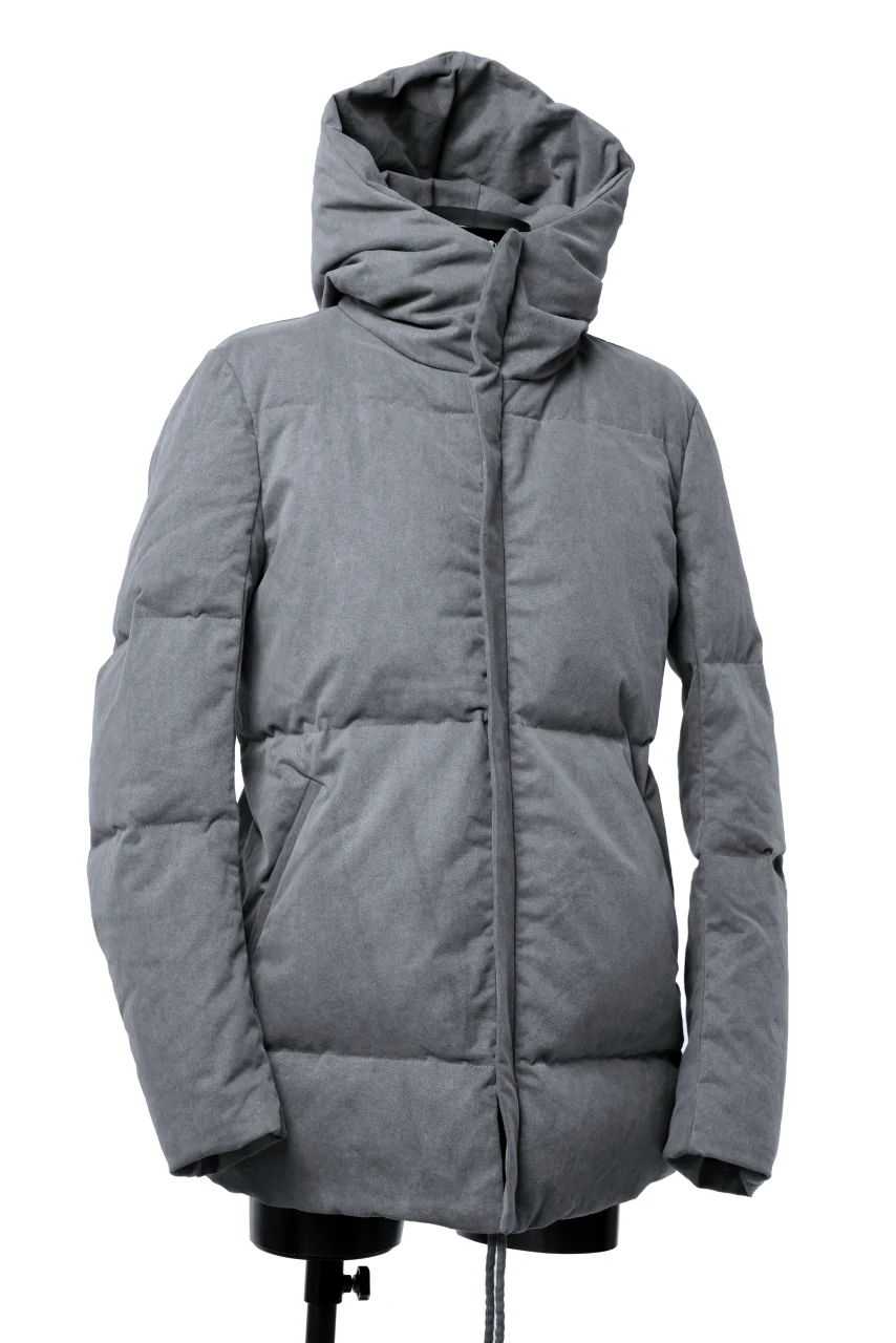 daub DYEING PUFFER JACKET / GOOSE DOWN (GREY) - Image 3