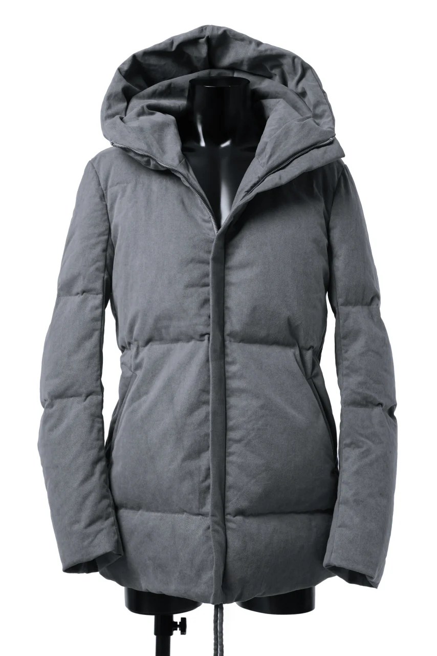 daub DYEING PUFFER JACKET / GOOSE DOWN (GREY) - Image 4