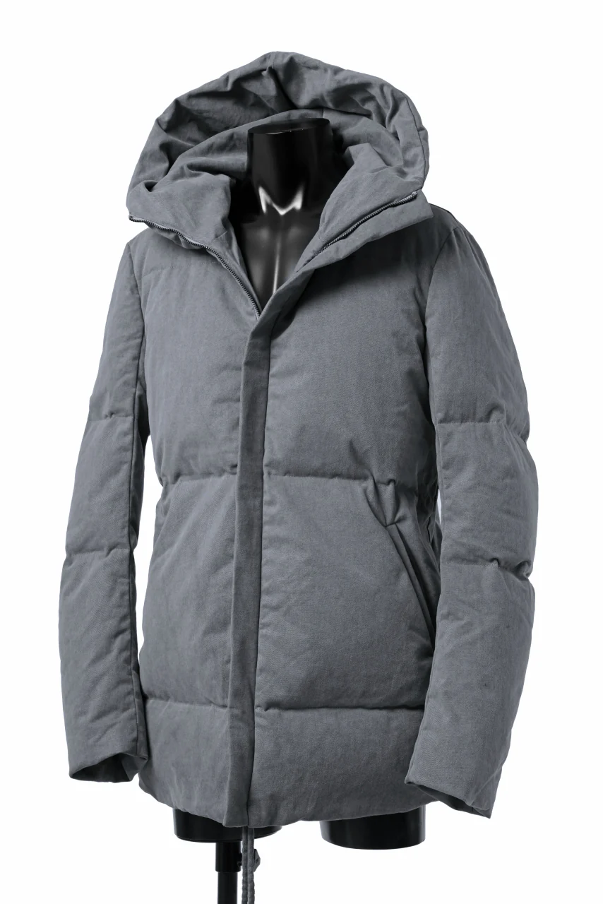 daub DYEING PUFFER JACKET / GOOSE DOWN (GREY) - Image 5