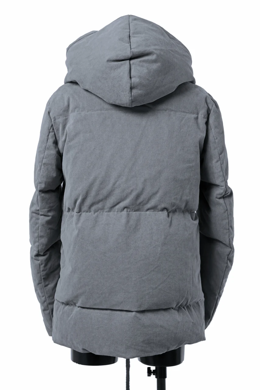 daub DYEING PUFFER JACKET / GOOSE DOWN (GREY) - Image 7