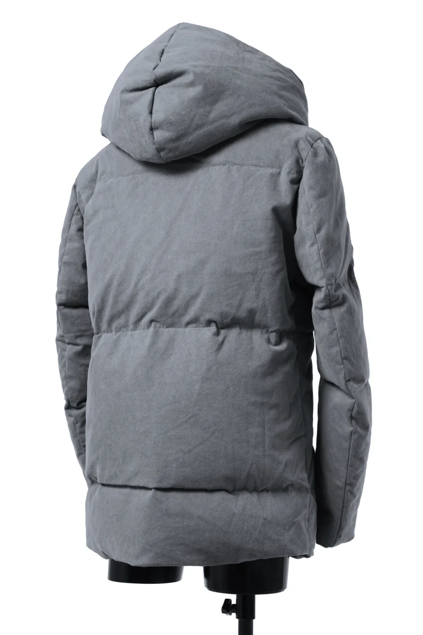 daub DYEING PUFFER JACKET / GOOSE DOWN (GREY) - Image 8