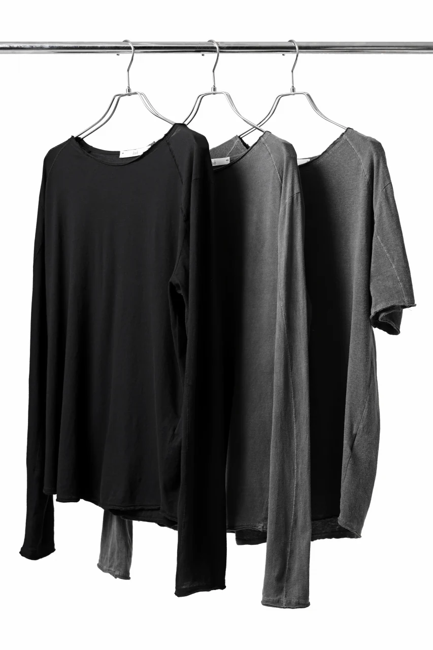 daub DYEING T-SHIRT SCAR STITCHED / CL-JERSEY (GREY) - Image 13