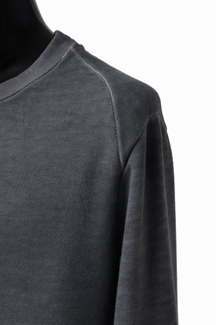 daub DYEING SWEAT PULLOVER / BRUSHED BACK TERRY FLEECE (GREY) - Image 11