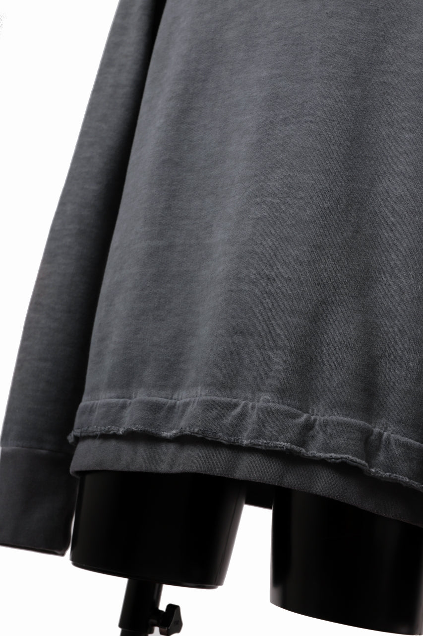 daub DYEING SWEAT PULLOVER / BRUSHED BACK TERRY FLEECE (GREY) - Image 12