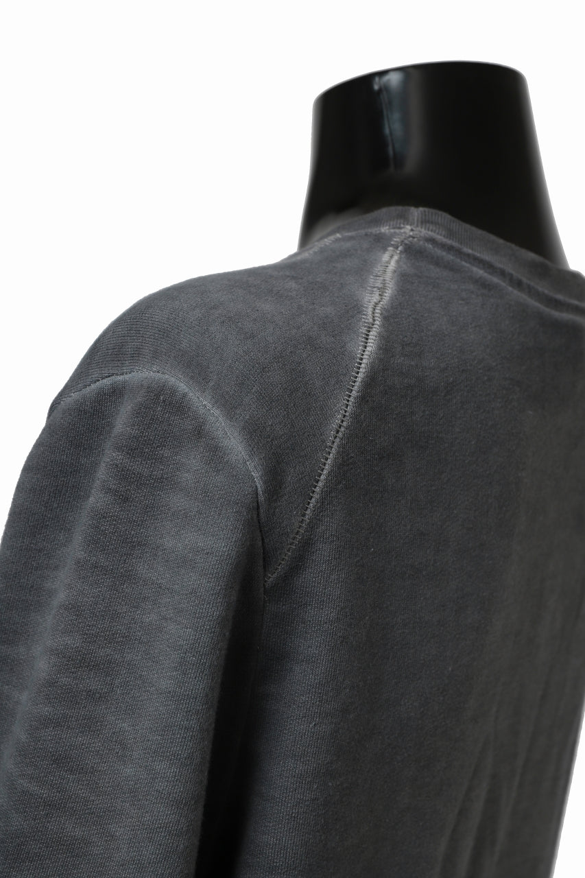 daub DYEING SWEAT PULLOVER / BRUSHED BACK TERRY FLEECE (GREY) - Image 15