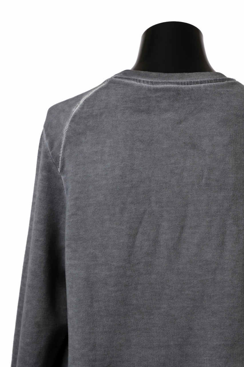 daub DYEING SWEAT PULLOVER / BRUSHED BACK TERRY FLEECE (GREY) - Image 16