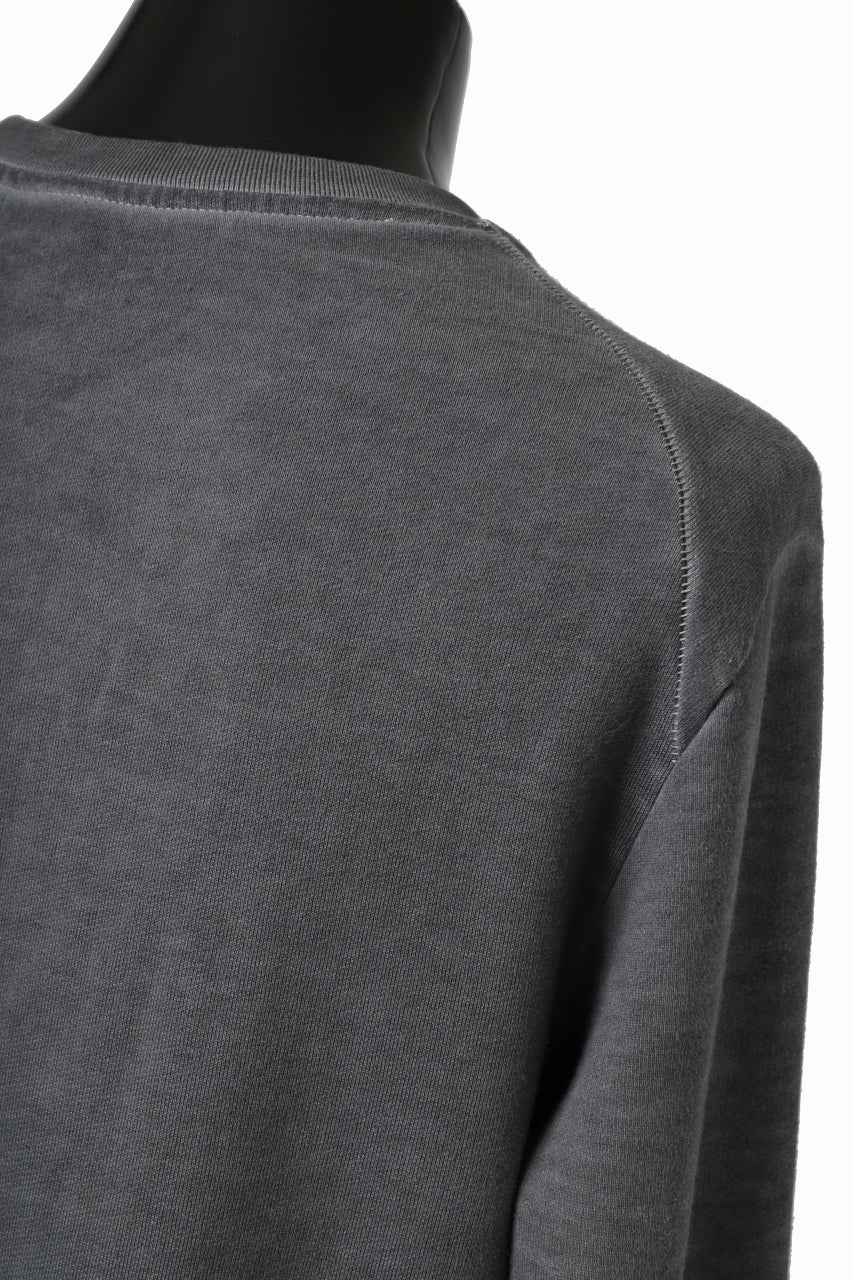 daub DYEING SWEAT PULLOVER / BRUSHED BACK TERRY FLEECE (GREY) - Image 17