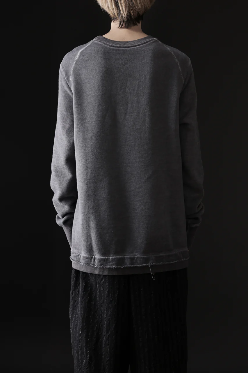 daub DYEING SWEAT PULLOVER / BRUSHED BACK TERRY FLEECE (GREY) - Image 25