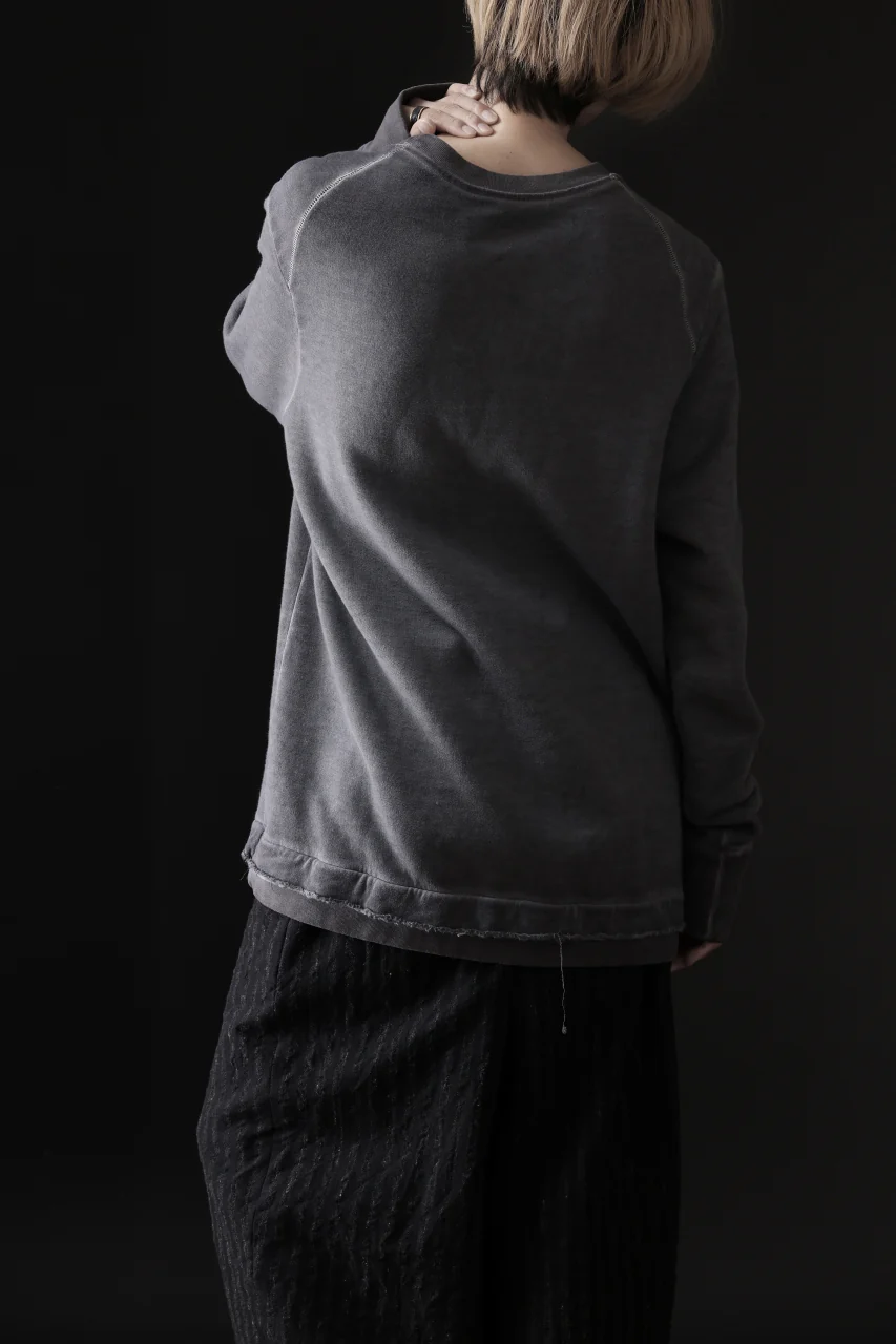 daub DYEING SWEAT PULLOVER / BRUSHED BACK TERRY FLEECE (GREY) - Image 26