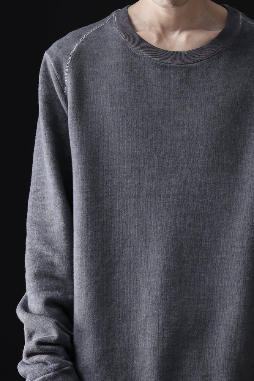 daub DYEING SWEAT PULLOVER / BRUSHED BACK TERRY FLEECE (GREY) - Image 28