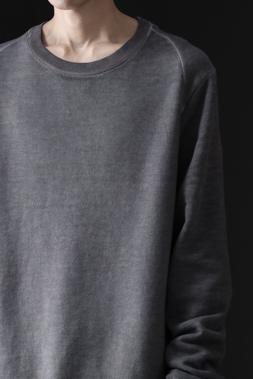 daub DYEING SWEAT PULLOVER / BRUSHED BACK TERRY FLEECE (GREY) - Image 29