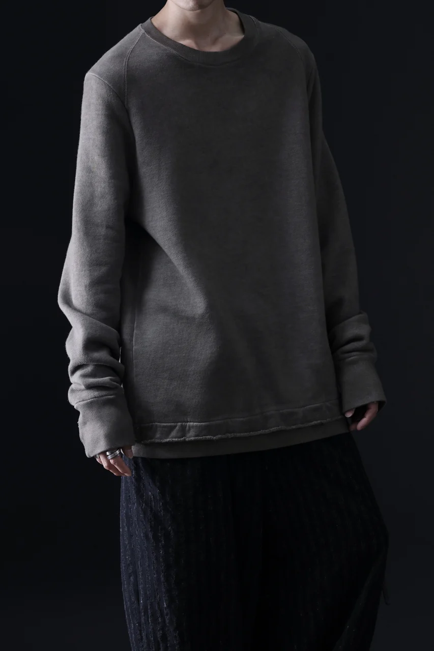 daub DYEING SWEAT PULLOVER / BRUSHED BACK TERRY FLEECE (TAUPE) - Image 23