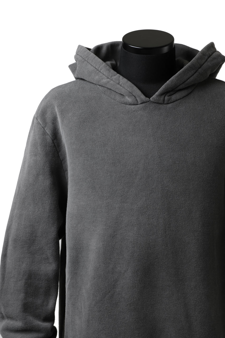 daub exclusive DYEING HOODIE PULLOVER / COTTON FLEECY (GREY) - Image 17