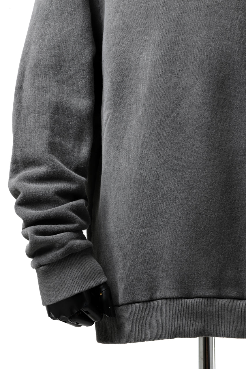 daub exclusive DYEING HOODIE PULLOVER / COTTON FLEECY (GREY) - Image 18
