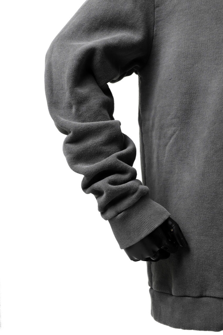 daub exclusive DYEING HOODIE PULLOVER / COTTON FLEECY (GREY) - Image 19